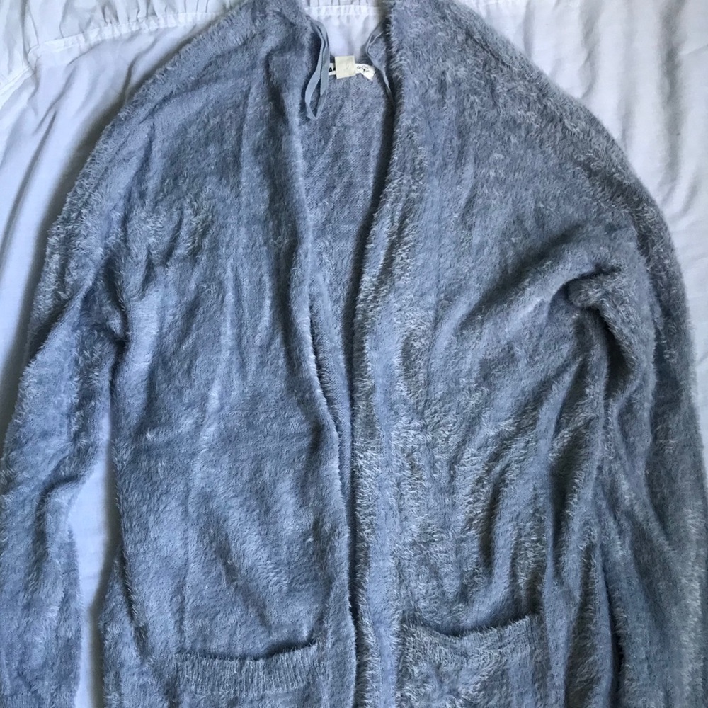 Periwinkle cozy cardigan